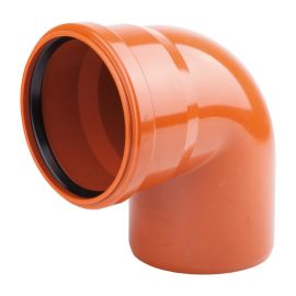 Колено ПВХ канализационное Ostendorf KG Ø160, 15°