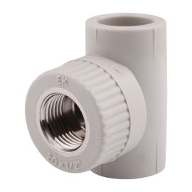 Тройник PPR Ekoplastik Ø25х1/2" ВР