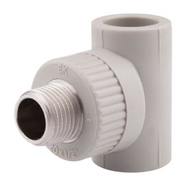 Тройник PPR Ekoplastik Ø25х3/4" НР