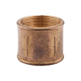 Муфта латунная 1" 1/2 ВР