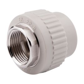 Муфта PPR Ekoplastik Ø50х1" 1/2 ВР