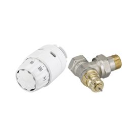 Кран термостатический Danfoss RAS-C2 1/2" для радиатора угловой (013G5143)
