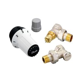 Комплект термостатический Danfoss RAS-C+RA-NF+RLV-S 1/2" для радиатора угловой (013G5253)