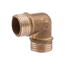 Уголок латунный 1/2" НР