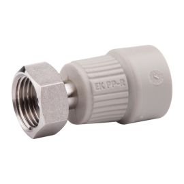 Муфта PPR Ekoplastik с накидной гайкой Ø20х1"