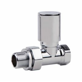 Кран радиаторный SD Forte 1/2" прямой хром