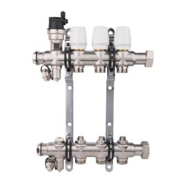 Коллектор терморегулирующий SD Forte 1" на 2 выхода