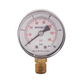 Манометр SD Plus 10 бар 1/4", нижнее подключение