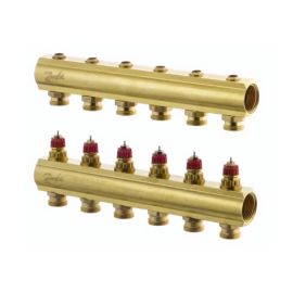 Коллектор без расходомеров Danfoss FHF 6 выходов (088U0506)