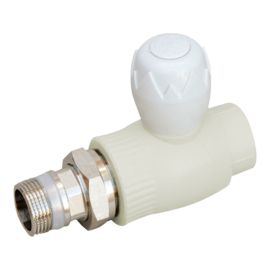 Кран шаровой радиаторный PPR Blue Ocean 25х3/4" прямой
