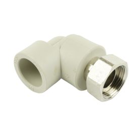 Уголок PPR Thermo Alliance с накидной гайкой Ø20х1/2" ВР