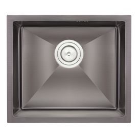 Кухонная мойка Qtap D4843BL 2.7/1.0 мм Black (QTD4843BLPVD2710)