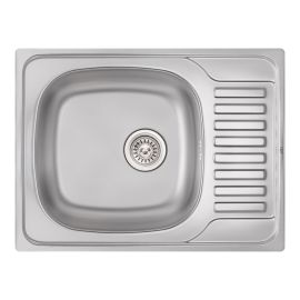 Кухонная мойка Qtap 6550 0,8 мм Satin (QT6550SAT08)