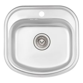 Кухонная мойка Qtap 4947 0,8 мм Satin (QT4947SAT08)