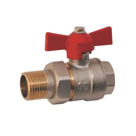 Кран шаровой "Американка" SD Plus прямой 1" ВН