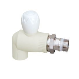 Кран шаровой радиаторный PPR Blue Ocean 25х3/4" угловой