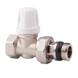 Кран радиаторный Icma 1/2" с антипротечкой прямой без ручки №955