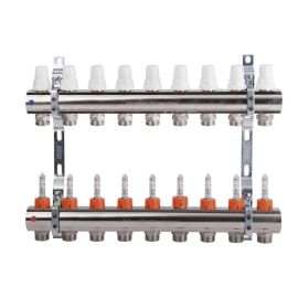 Коллектор Icma 1" 9 выходов, без расходомера №K013