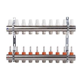 Коллектор Icma 1" 10 выходов, без расходомера №K013