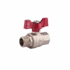 Кран шаровой SD Forte 1" ВН для воды (бабочка)